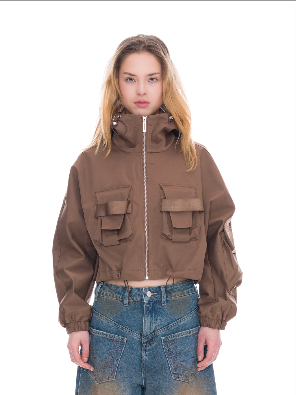 Flap Pocket Utility Hoodie