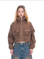 Flap Pocket Utility Hoodie