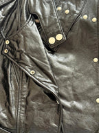 Genuine Sheepskin Crop Leather Jacket