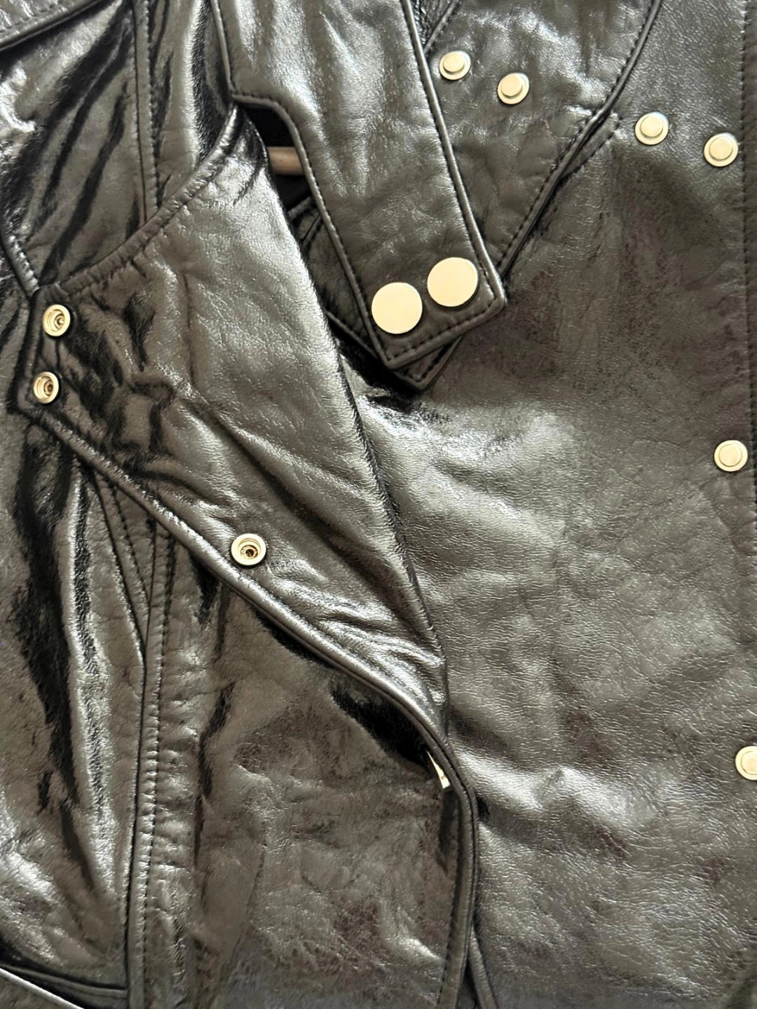 Genuine Sheepskin Crop Leather Jacket