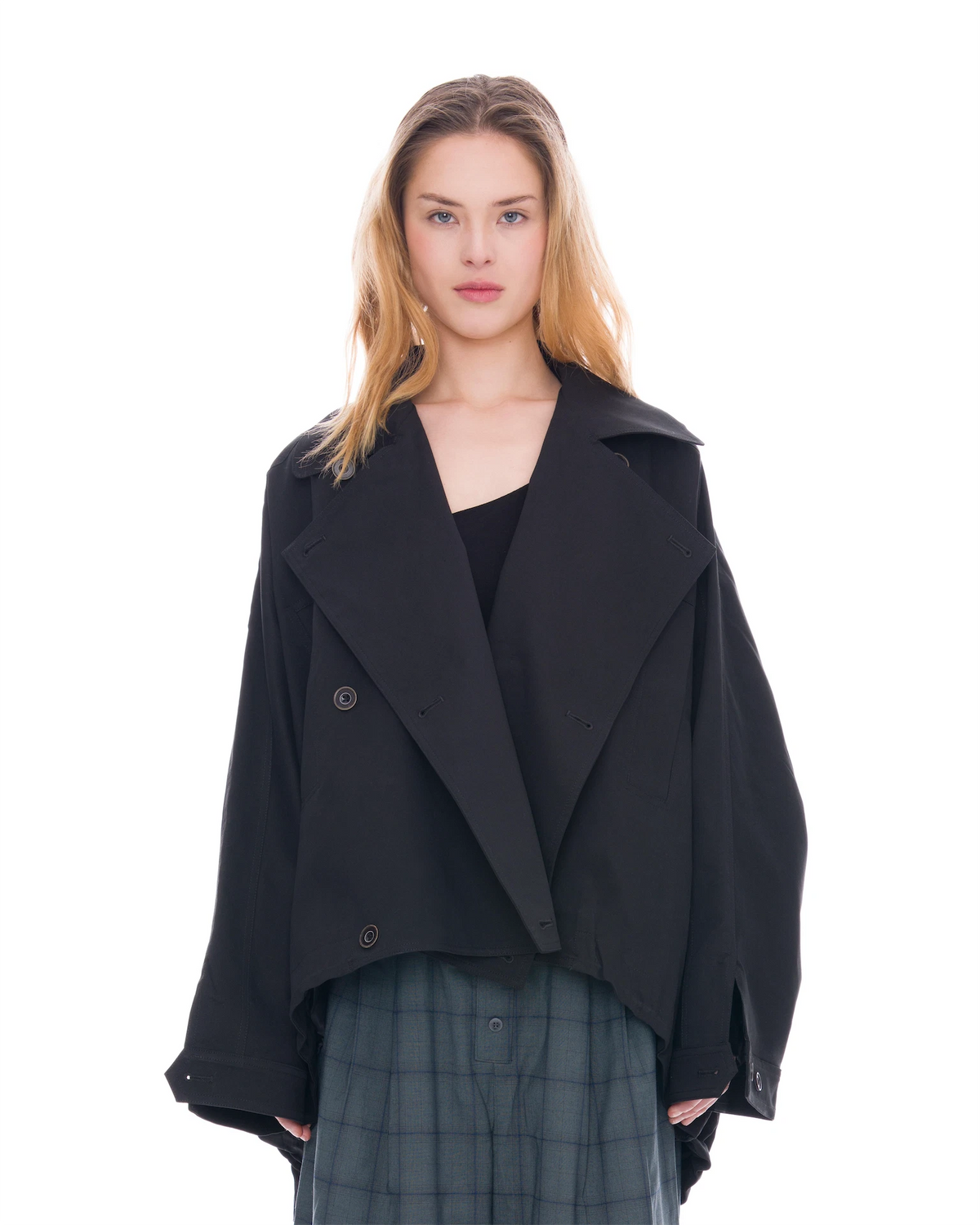 Loose Fit Wide Lapel Jacket