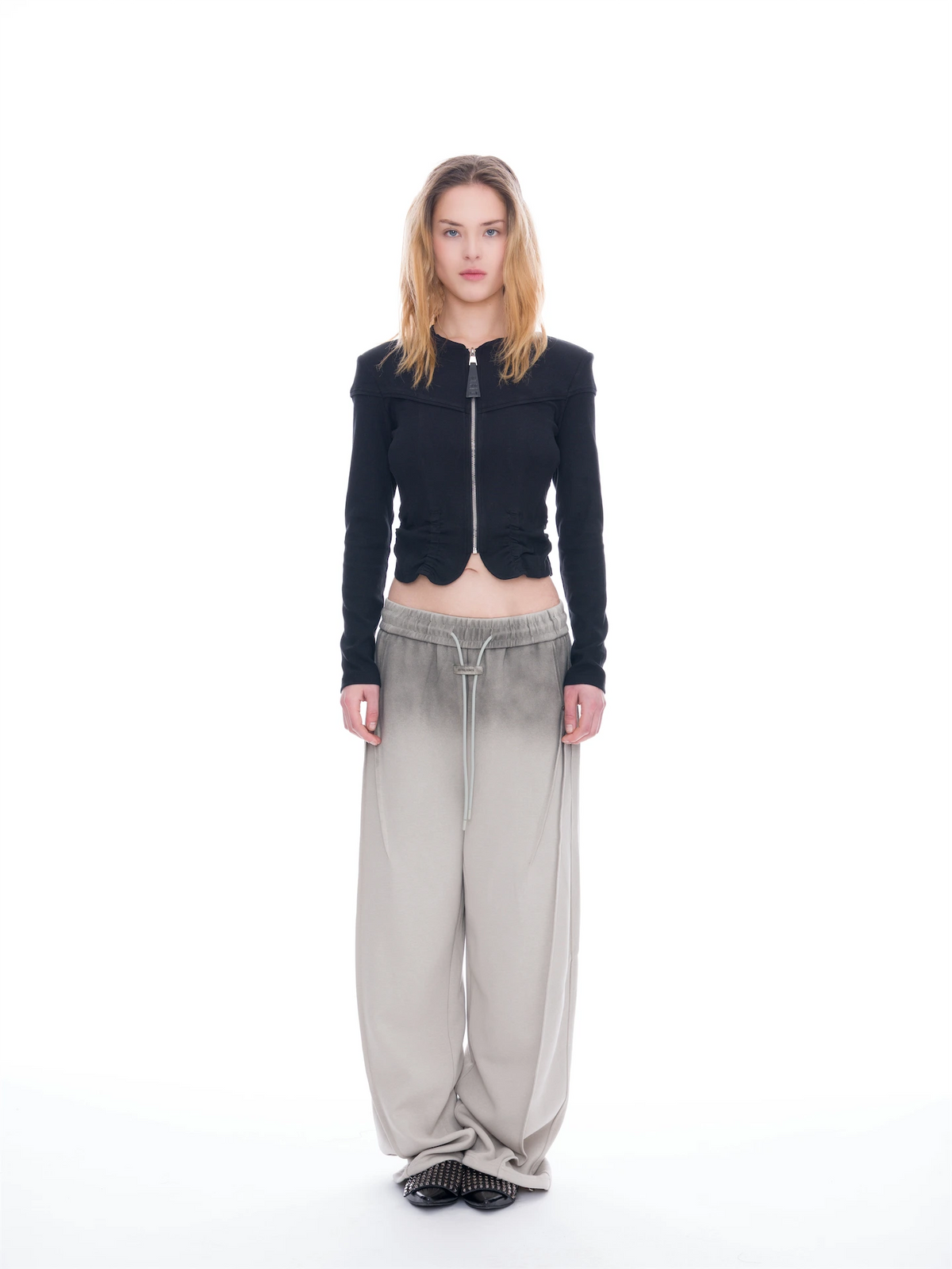 Vintage Wash Plush Drawstring Joggers
